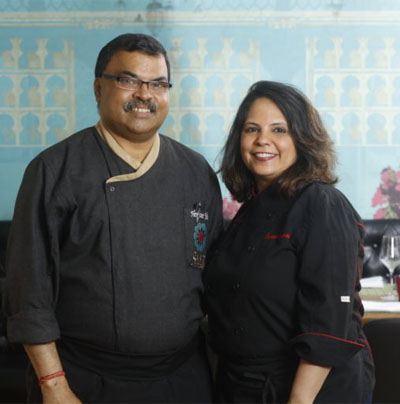 Chef Hemant Mathur and Chef Surbhi Sahni